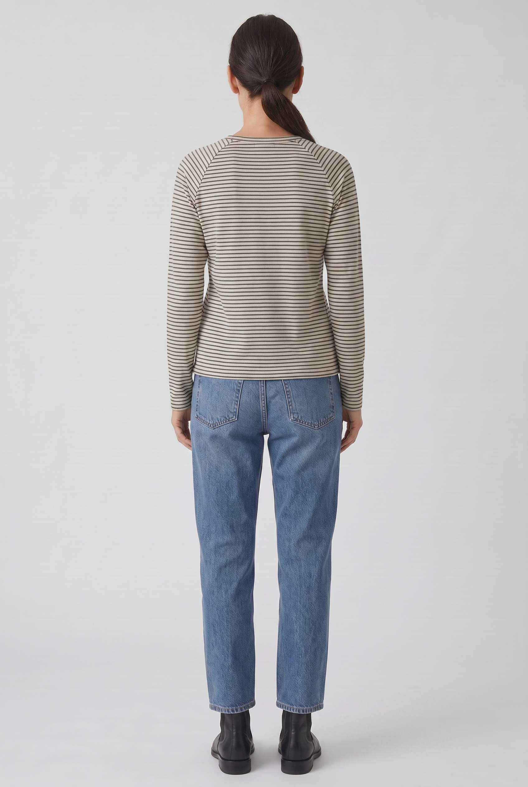 Women's Striped Long Sleeves Top | Casual-2