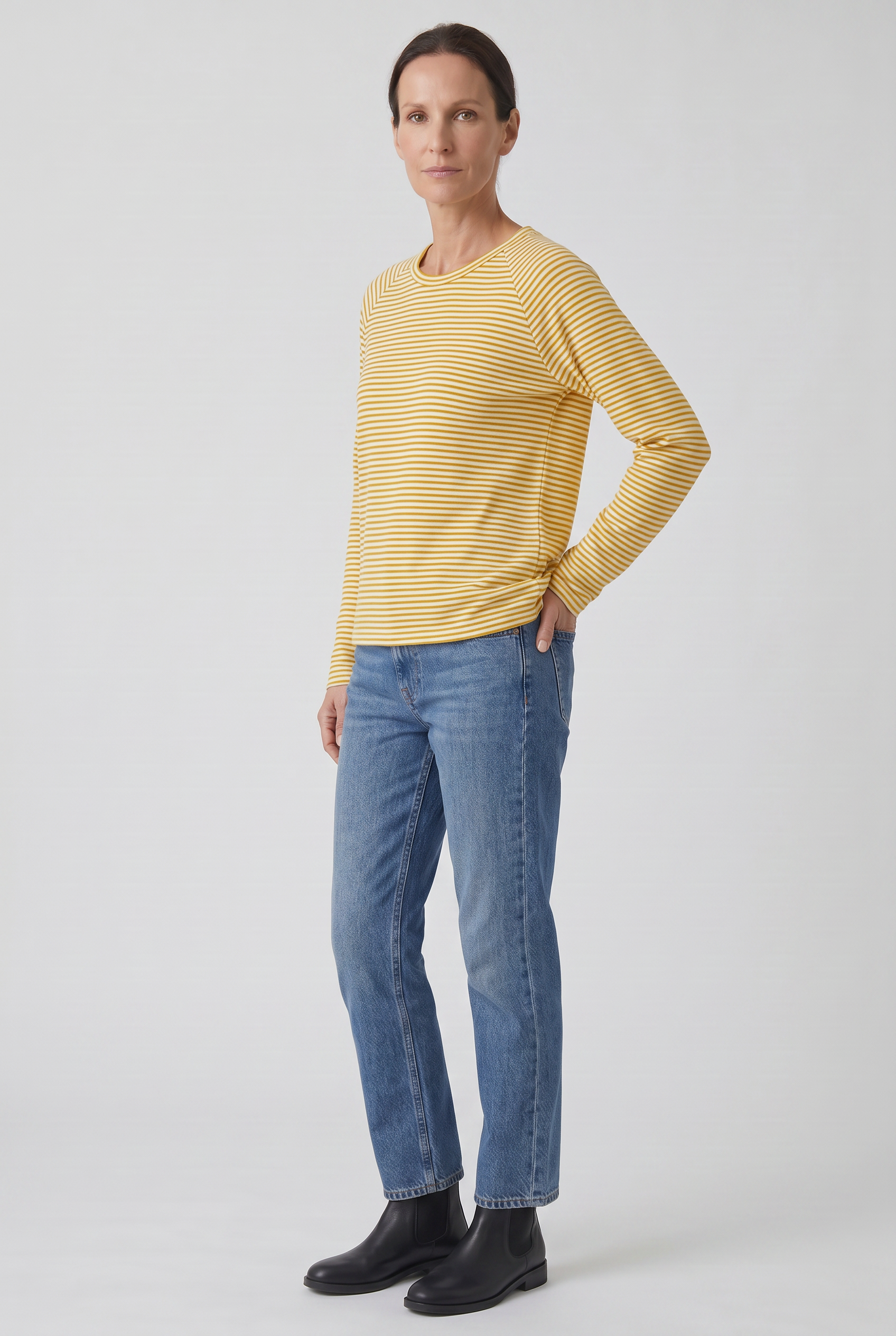 Women's Striped Long Sleeves Top | Casual-6