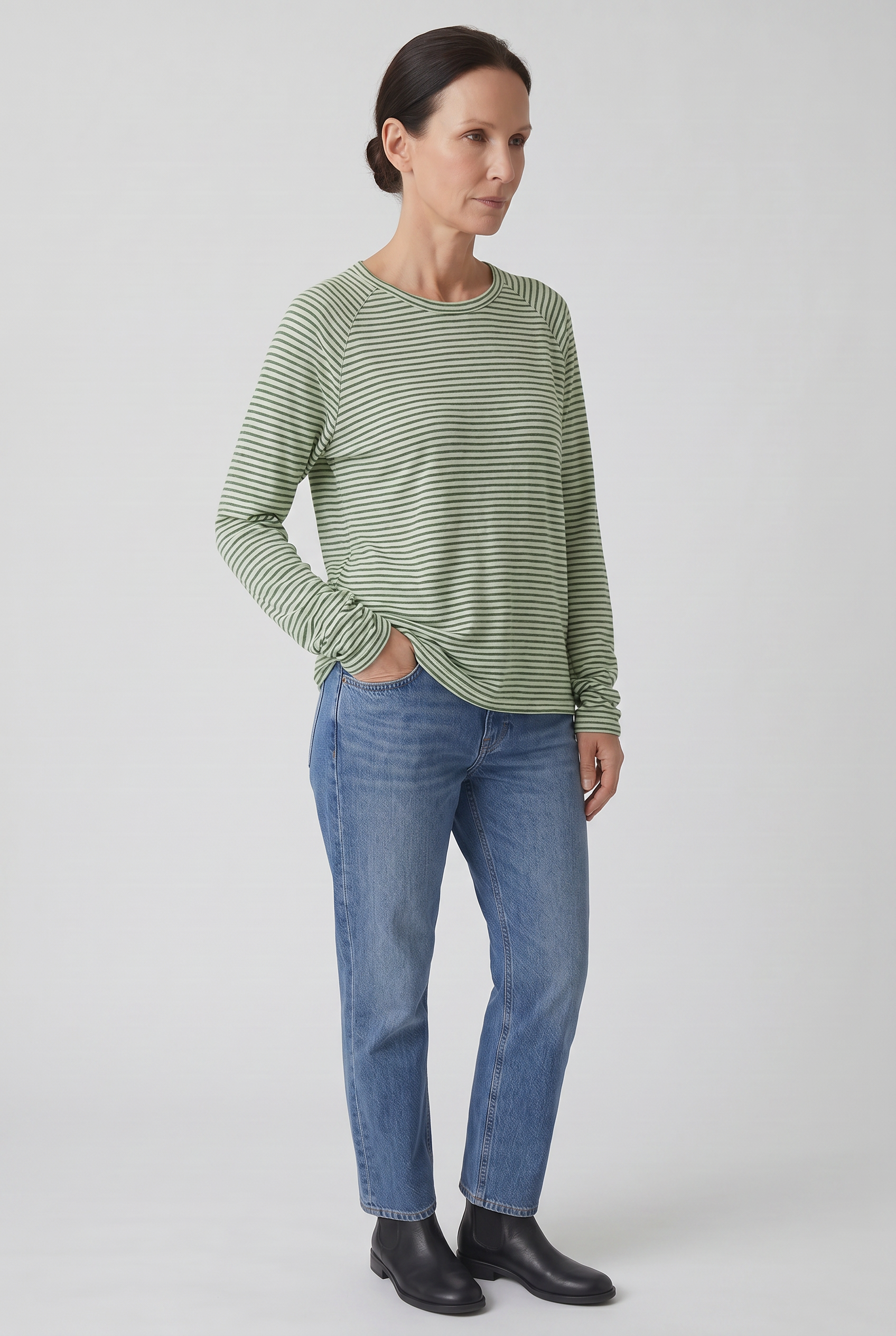 Women's Striped Long Sleeves Top | Casual-8