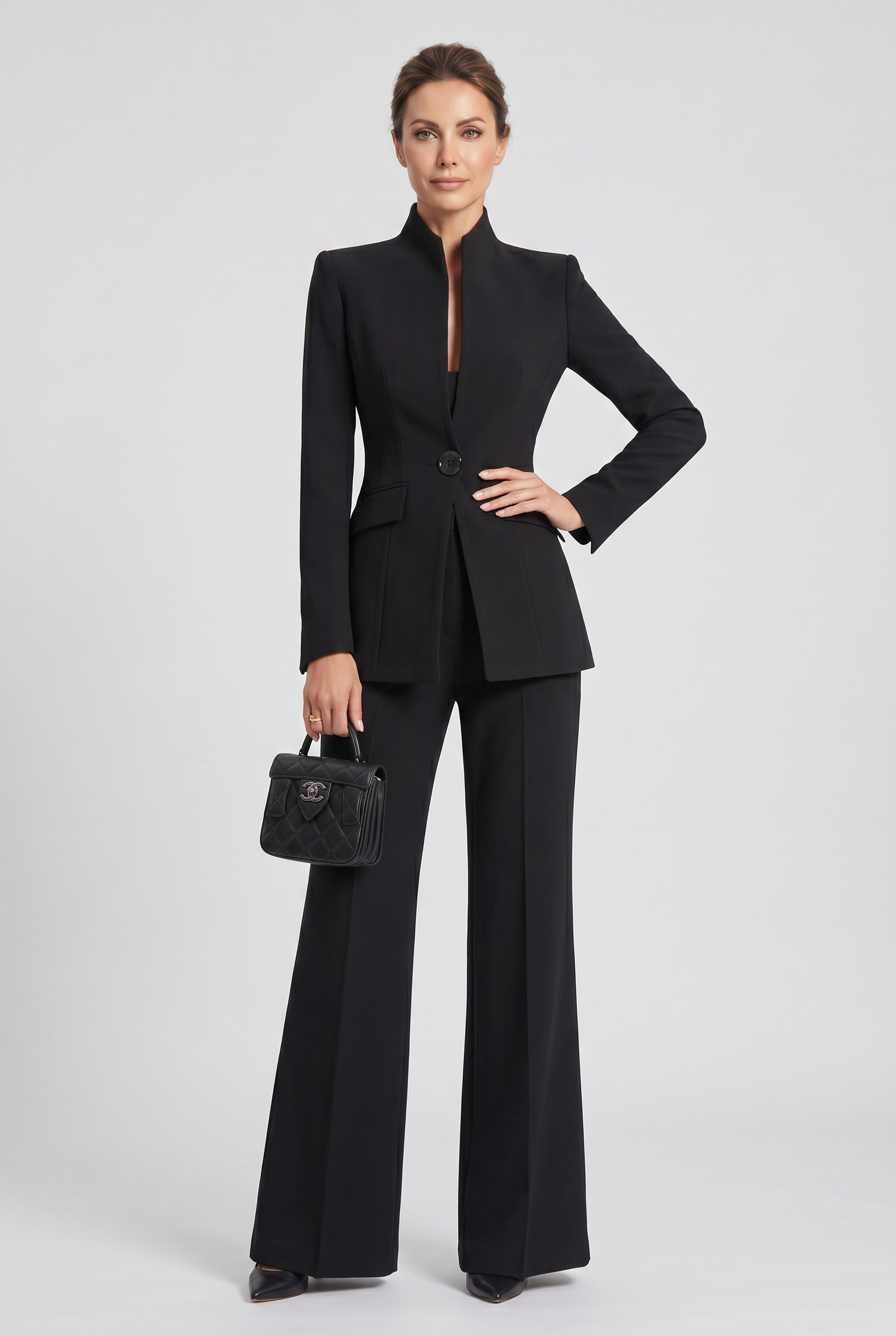 Women’s Suit | High Neck Wide Leg Set-6