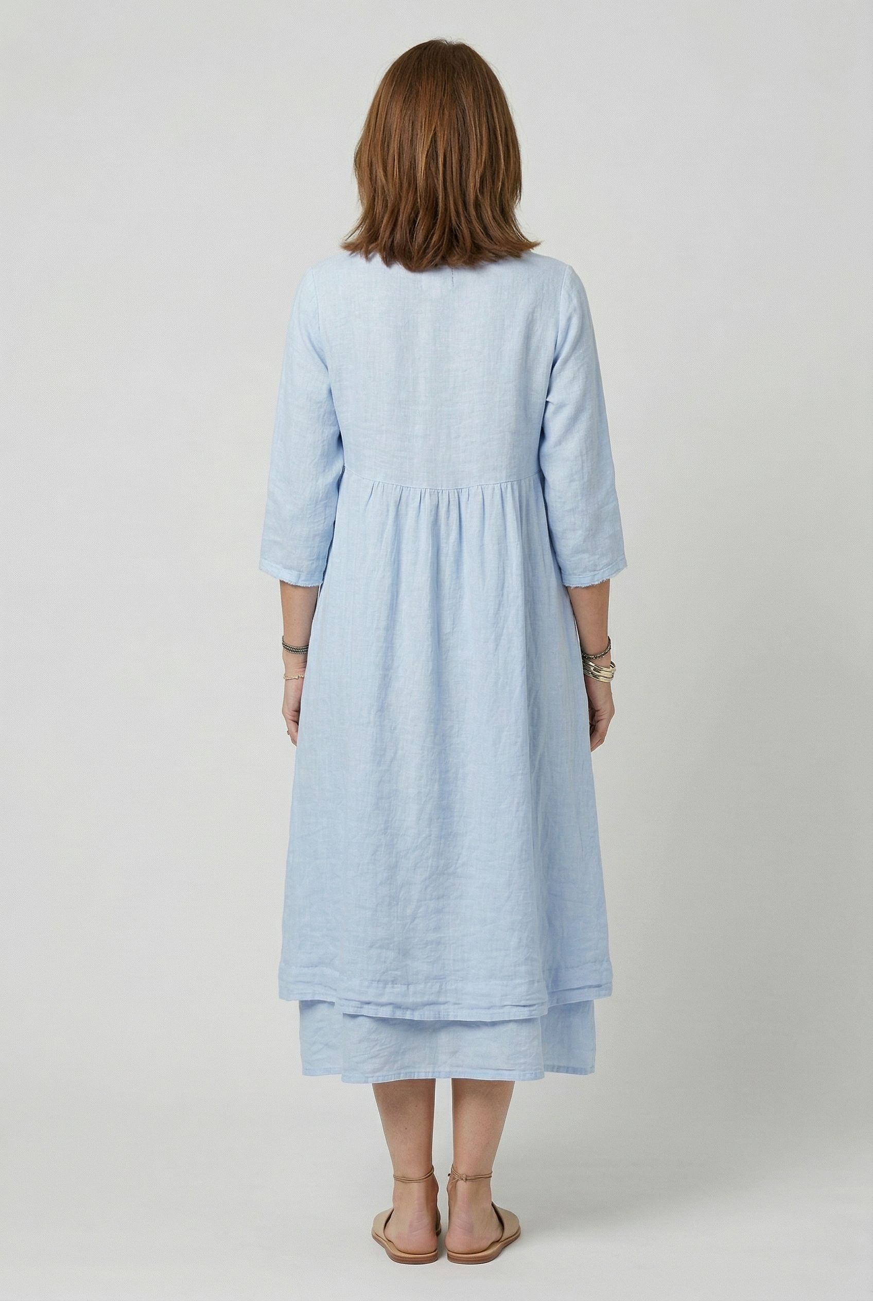 Women’s Summer Dress | Midi Long Sleeve - 2