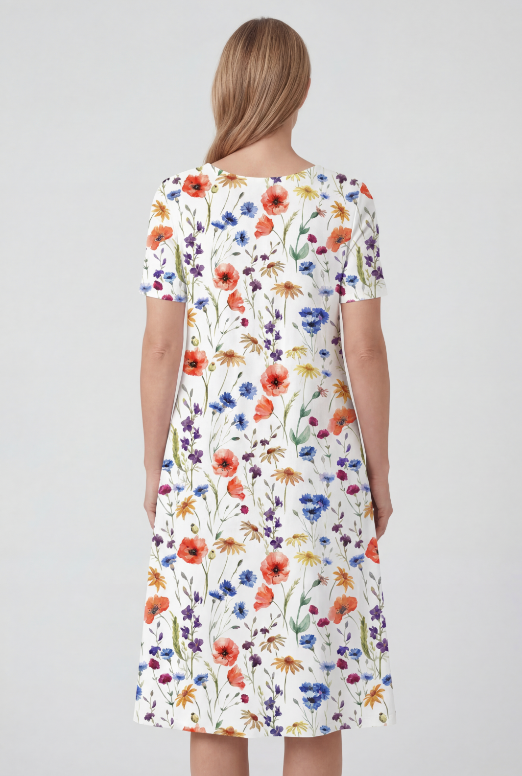 Women’s Summer Dress | Midi with Print - 2