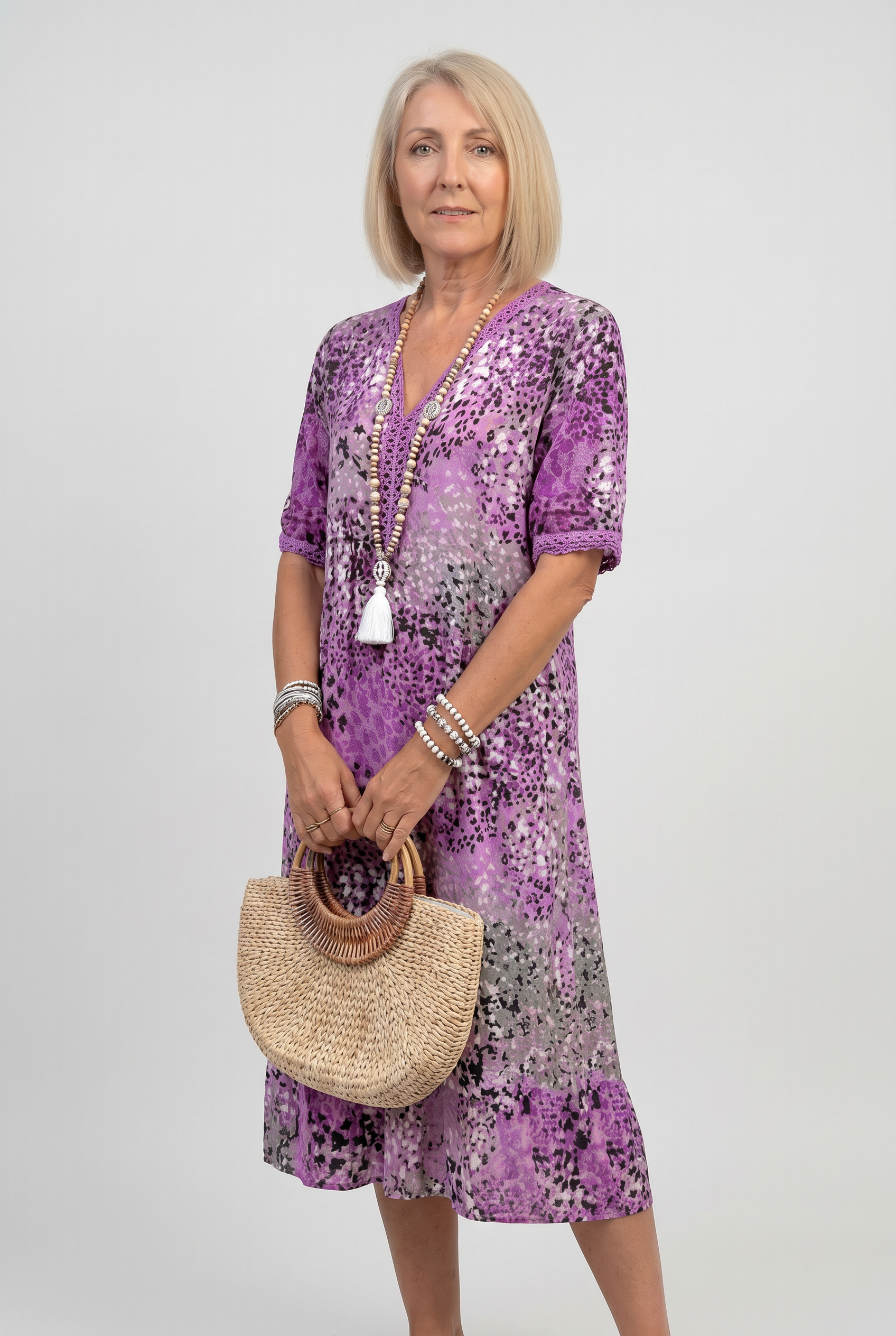 Women's Summer Dress | Printed Mini-5