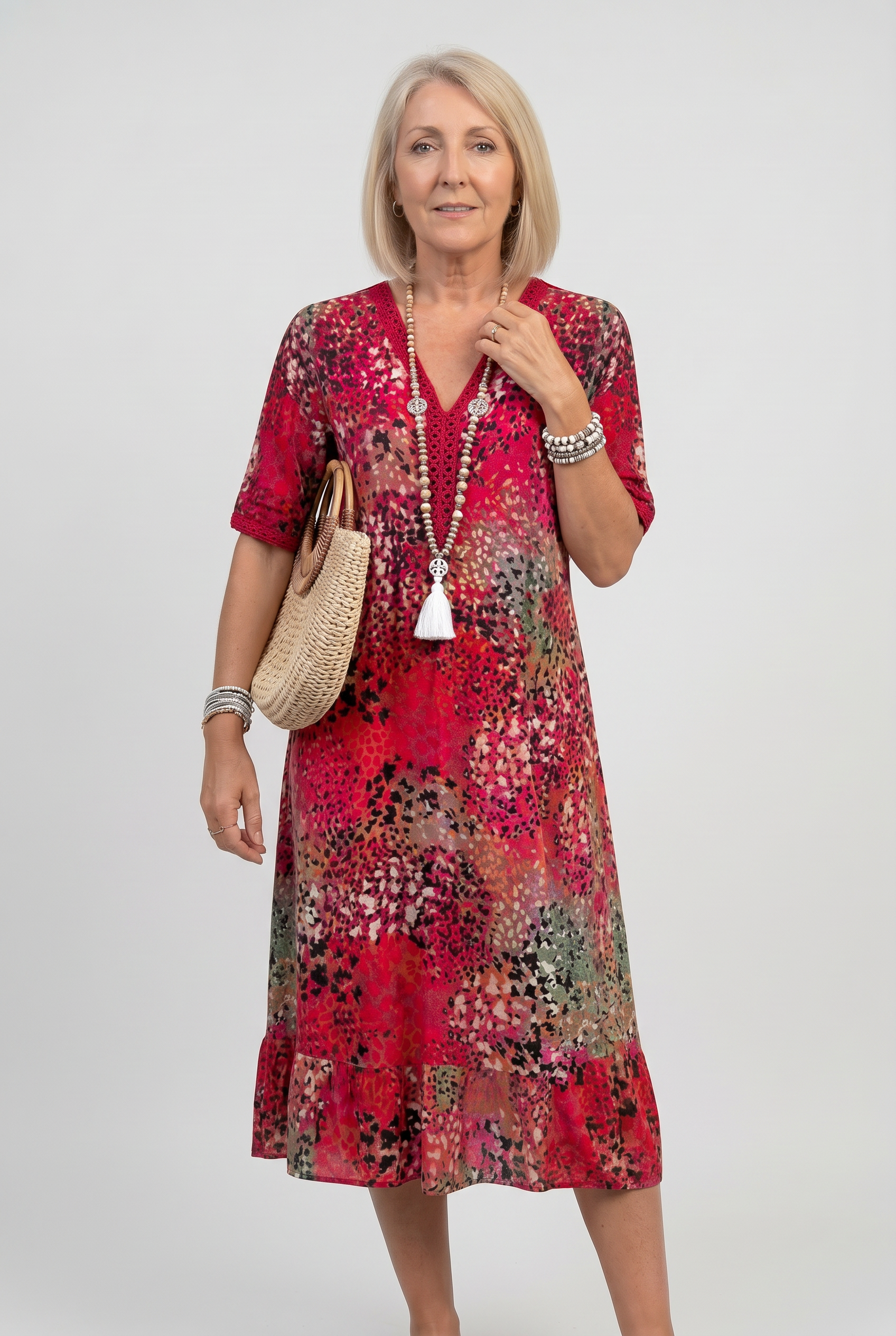Women's Summer Dress | Printed Mini-6