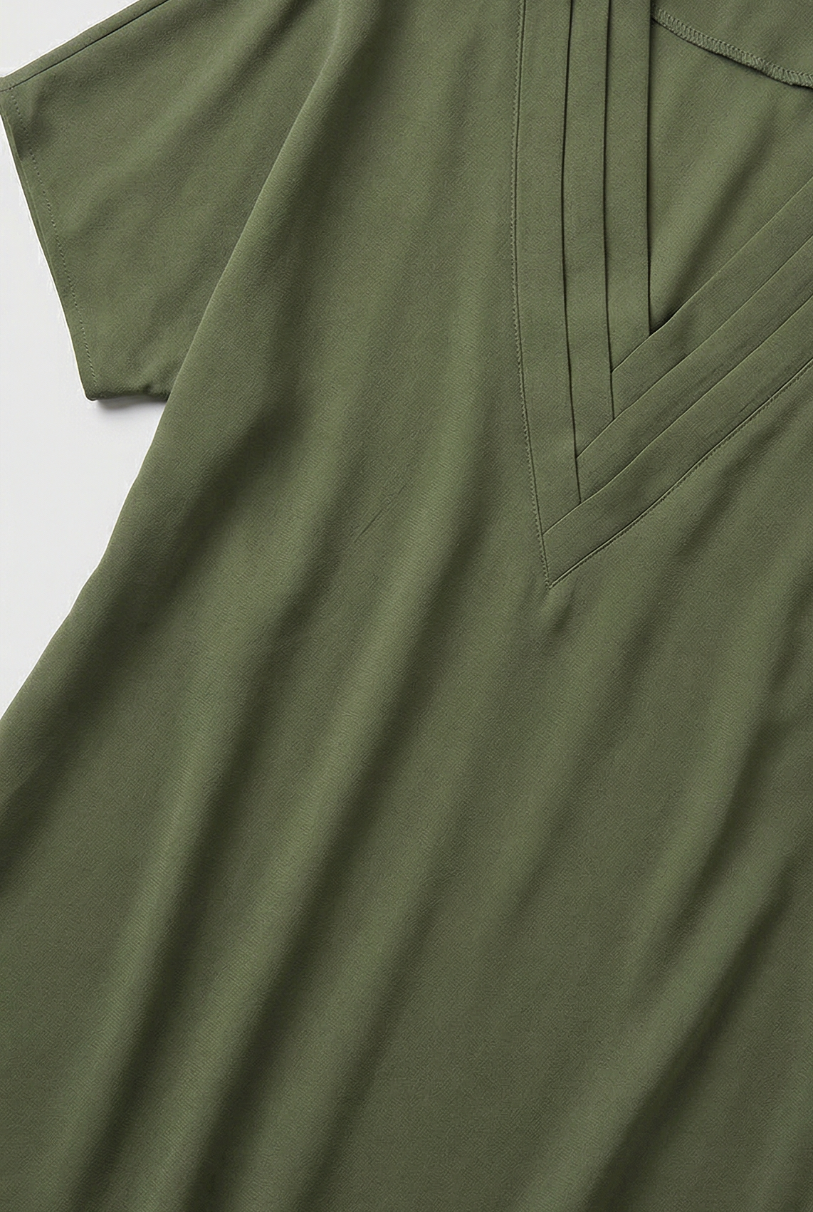 Women’s Summer Dress | V Neck Short Sleeve - 3