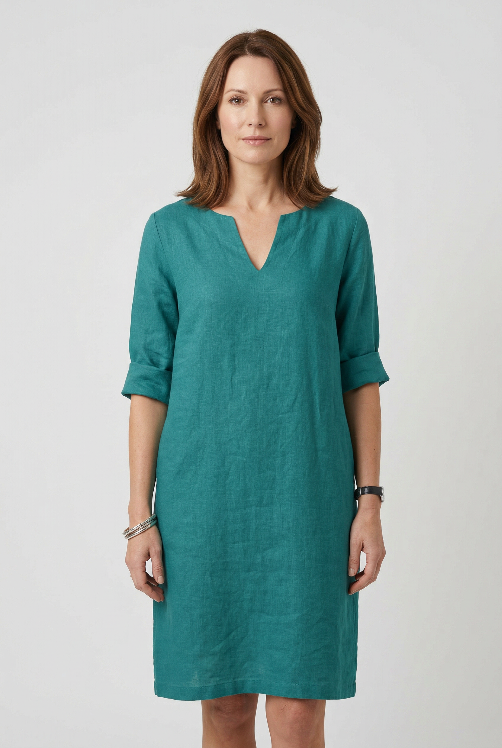 Women’s Summer Dresses | V Neck Midi - 1