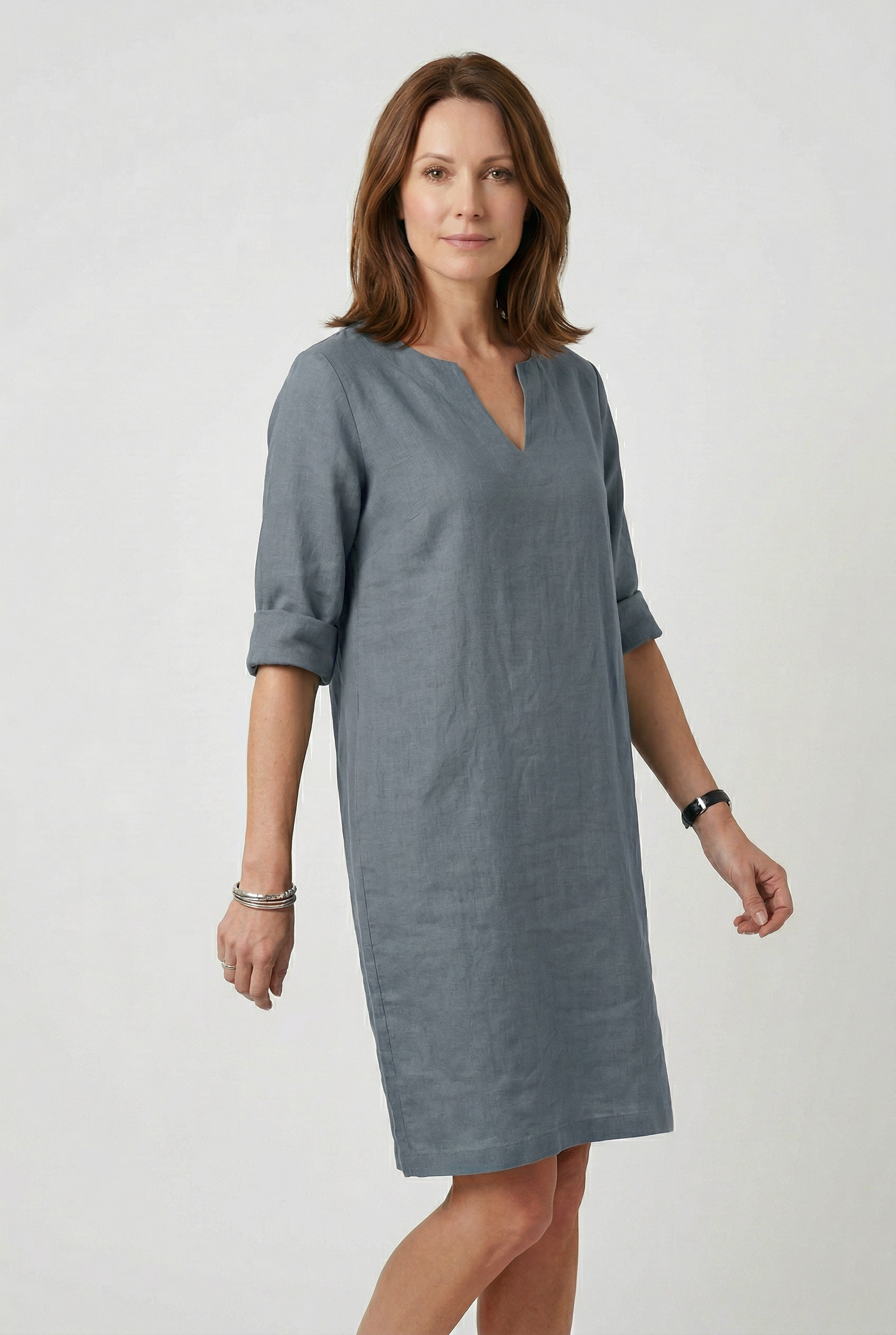 Women’s Summer Dresses | V Neck Midi - 8