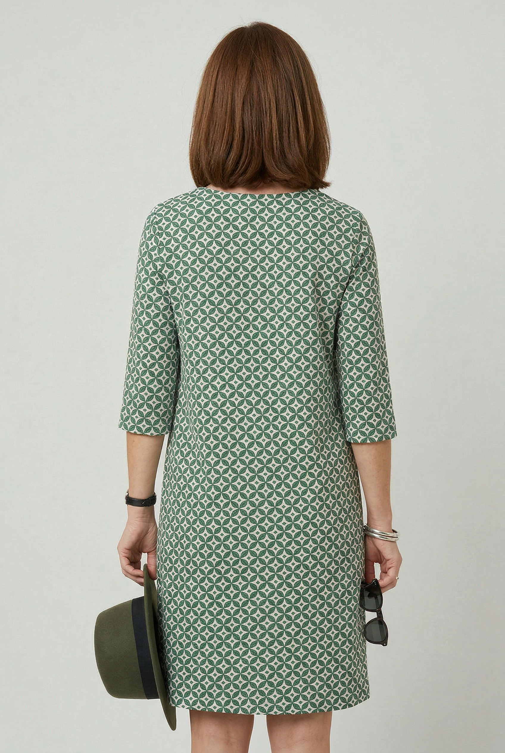 Women’s Summer Dresses | Vintage Print Split Neck - 2