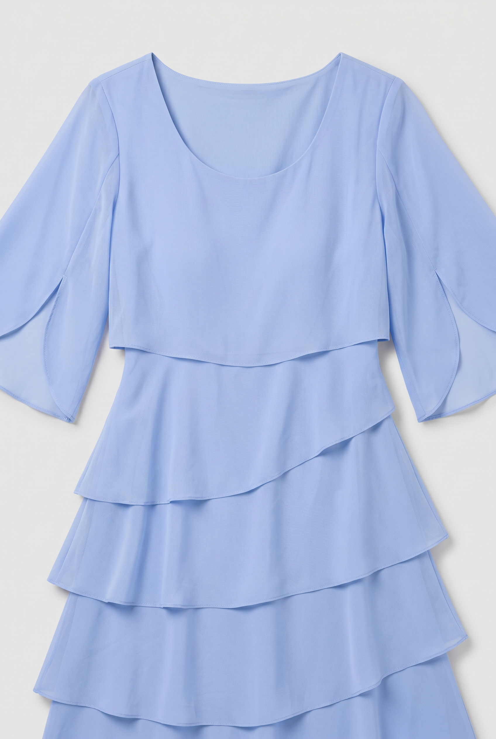 Women's Summer Layered Wedding Guest Dress | Mini-3