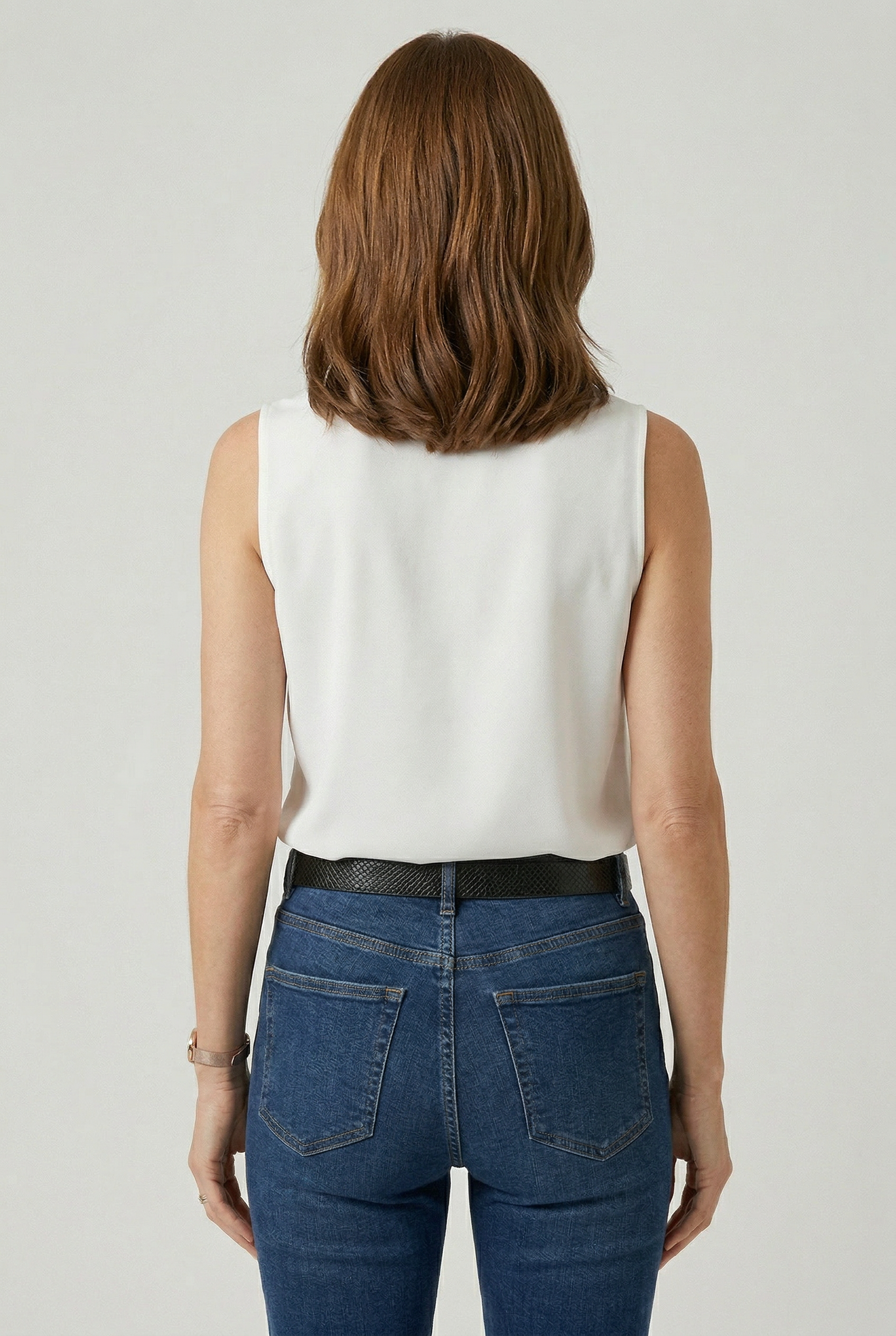 Women’s Summer Top | Sleeveless Wrap V Neck - 10