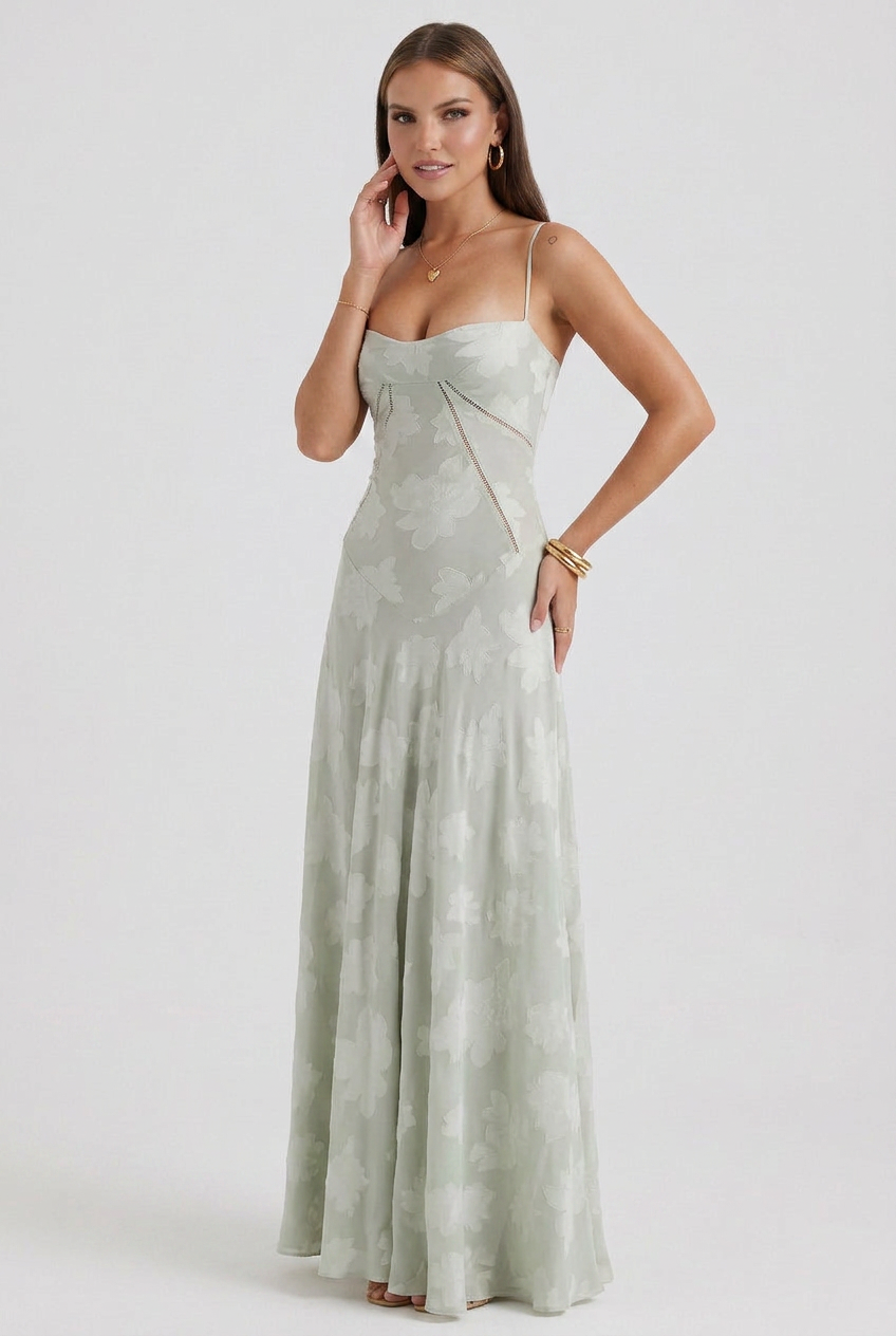 Women’s Summer Wedding Guest Dress | Maxi - 8