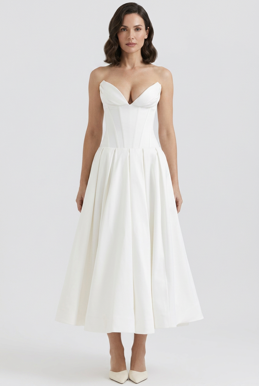 Women’s Summer Wedding Guest Dress | Midi - 1