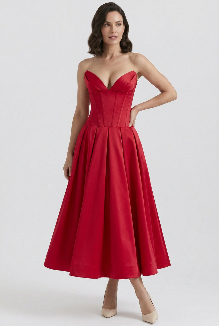 Women’s Summer Wedding Guest Dress | Midi - 7