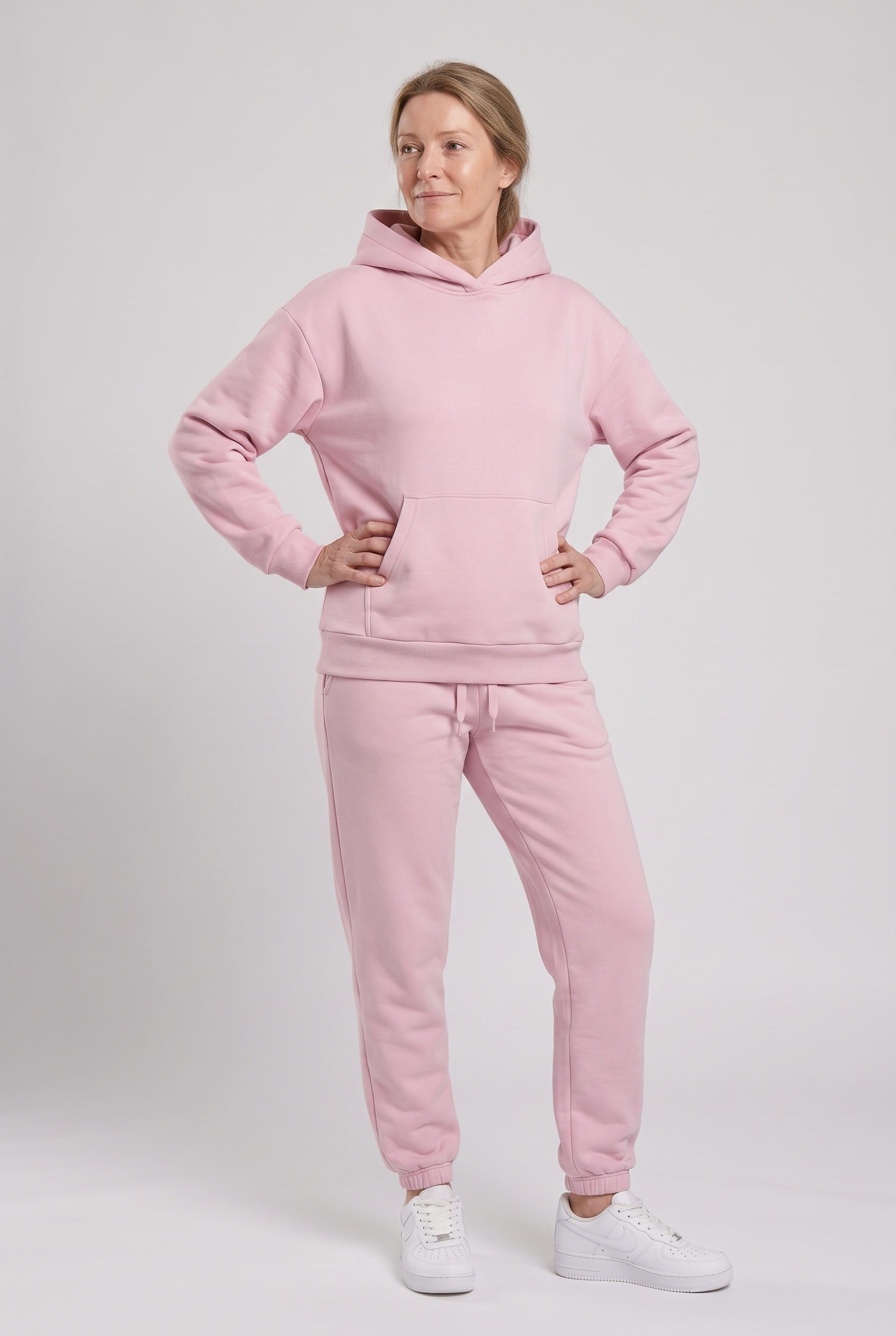 Women's Tracksuit | Hooded Jogger Set - Pink