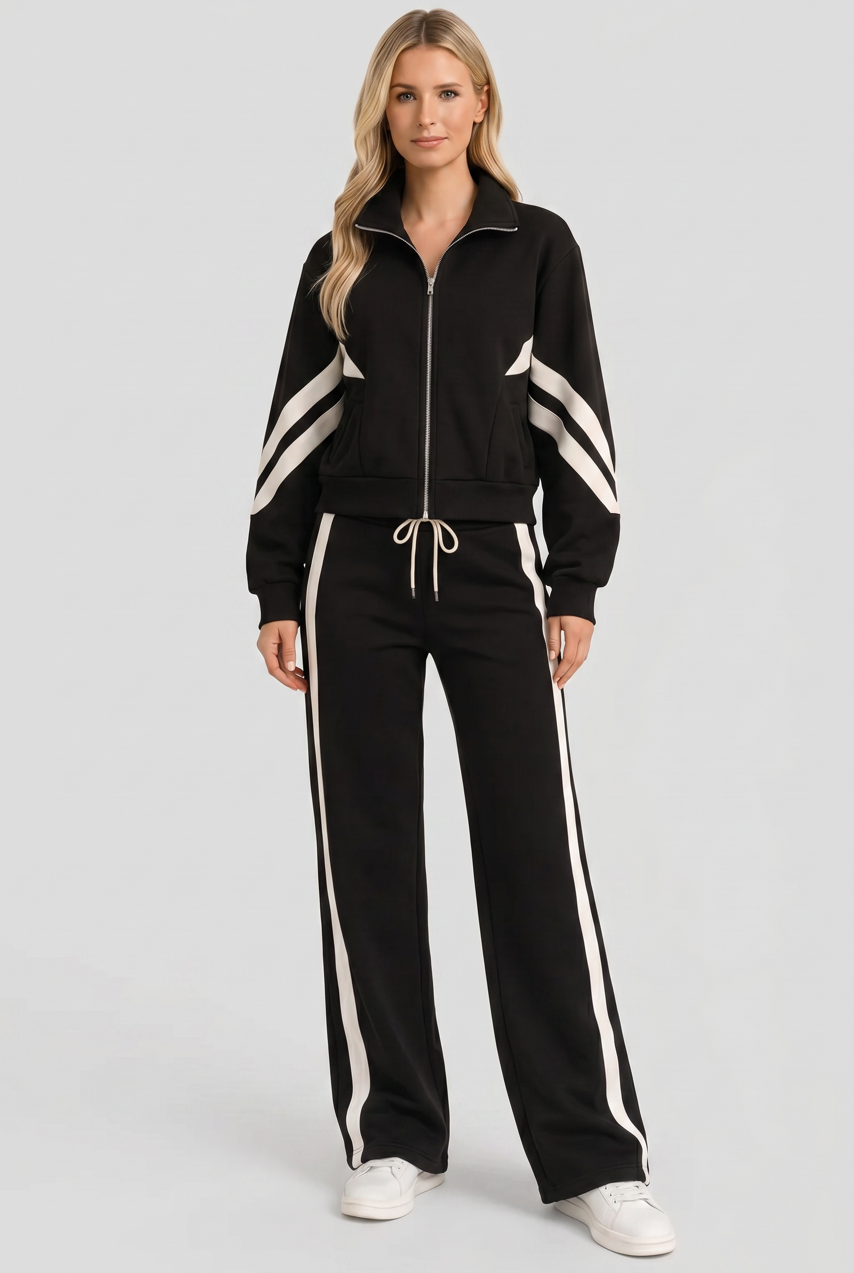 Women’s Tracksuit | Two Piece Zip Front - 5