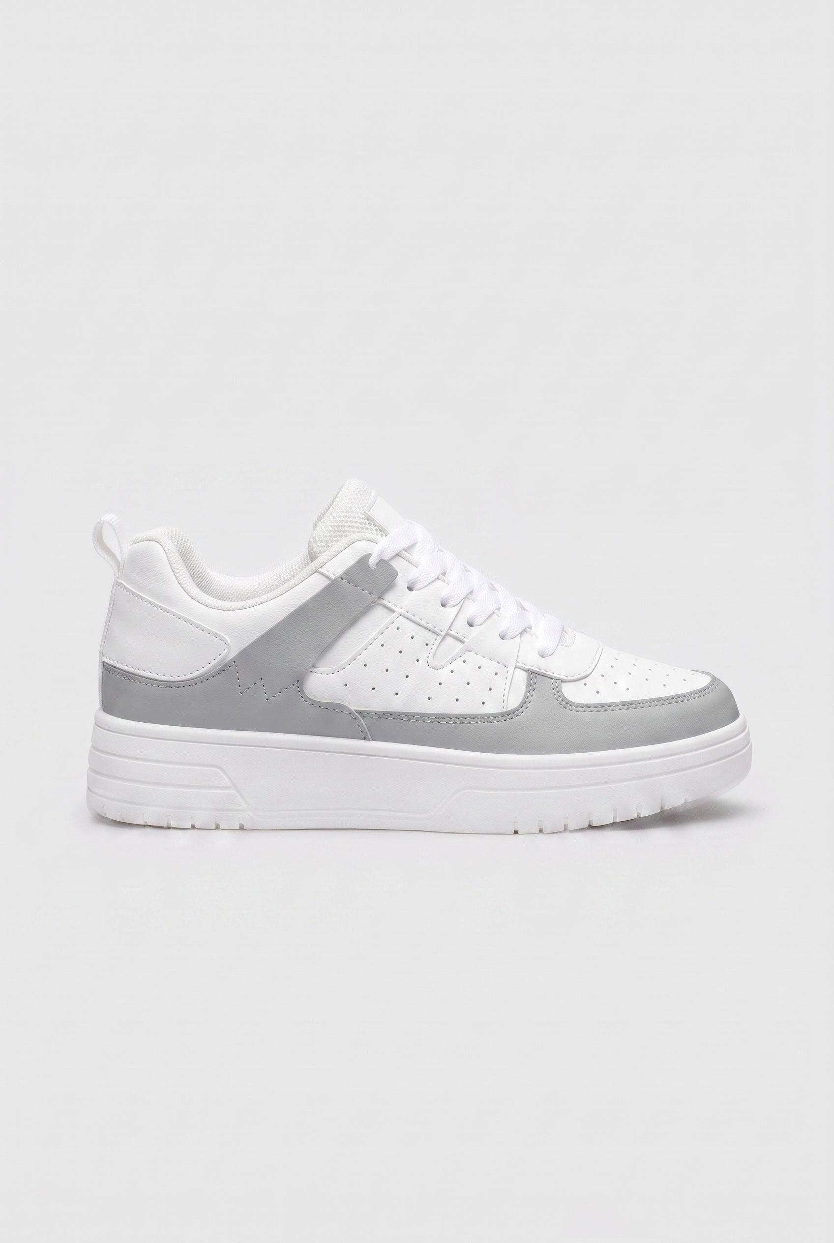 Women's Trainers | Lace-Up Low Top - Grey