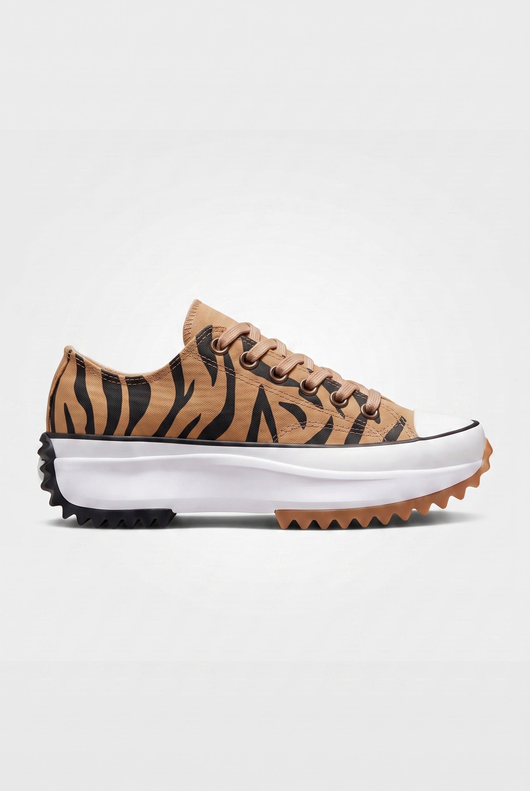 Women's Trainers | Platform Lace-Up - Tiger Stripe