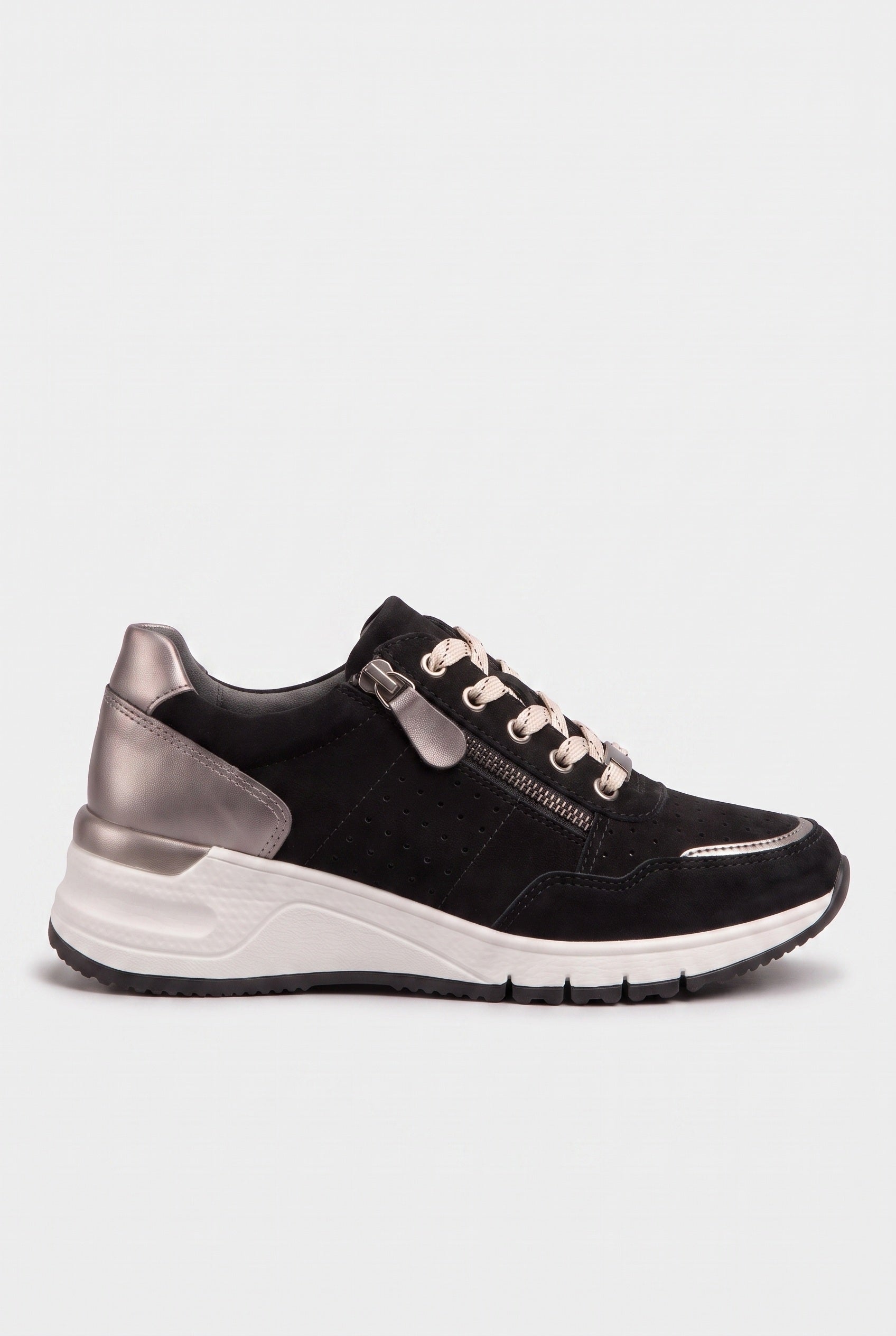 Women's Trainers | Wedge Zip Elastic Lace - 27