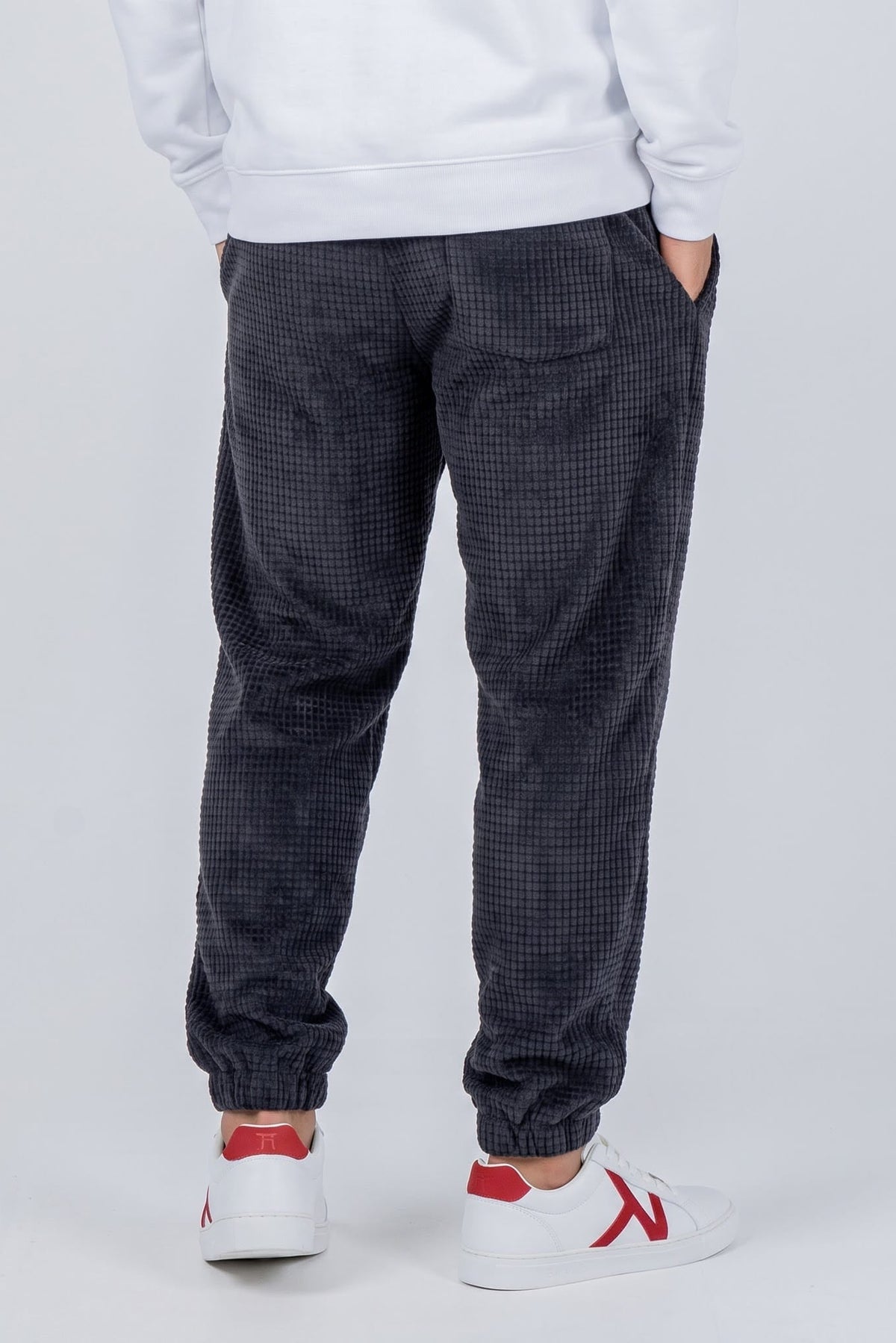 Women's Trousers | Corduroy Drawstring Waist - 4