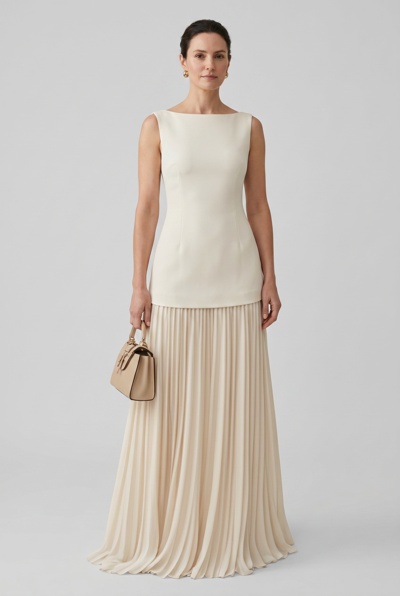 Women’s Wedding Guest Dress | Pleated Maxi - 1