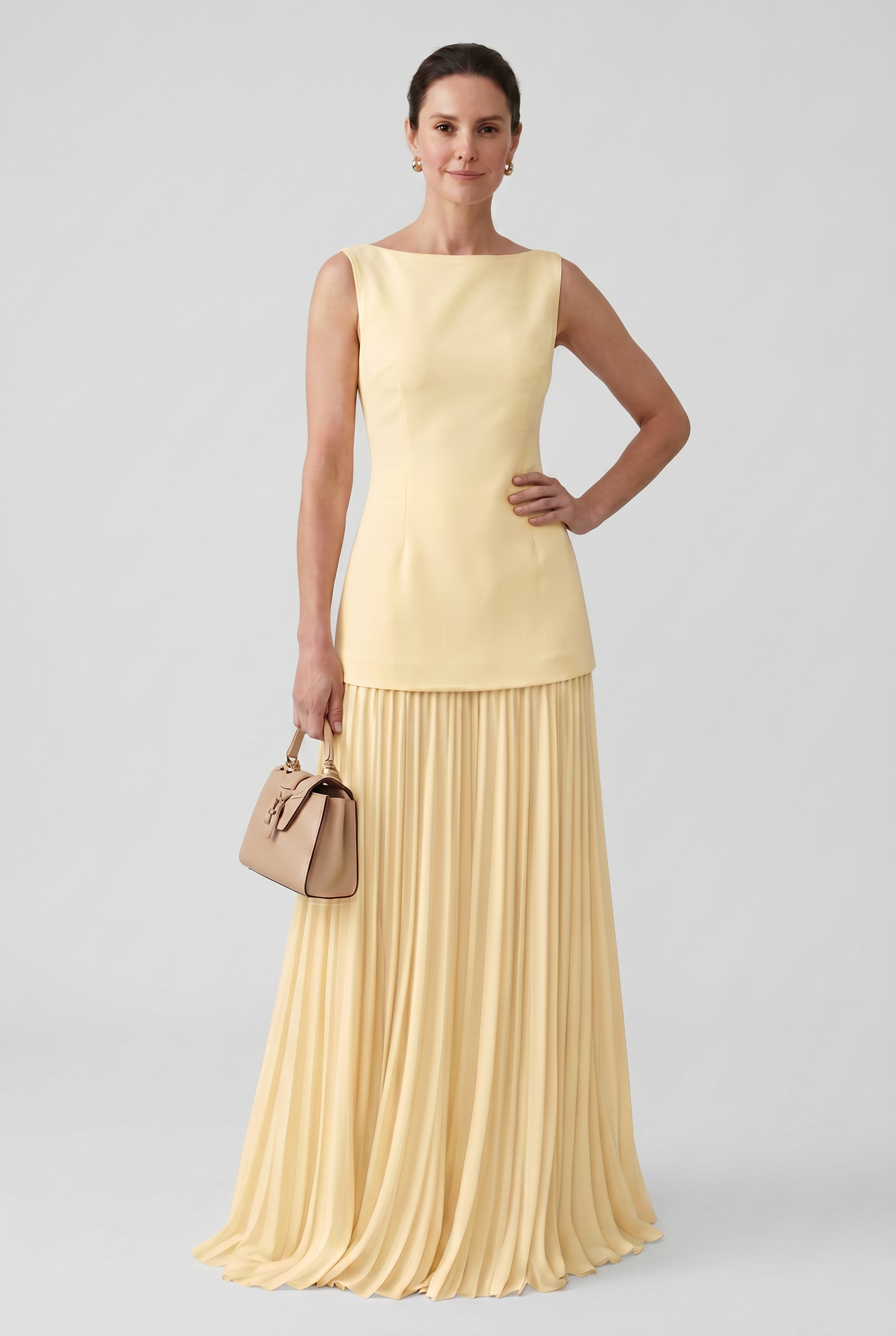 Women’s Wedding Guest Dress | Pleated Maxi - 6