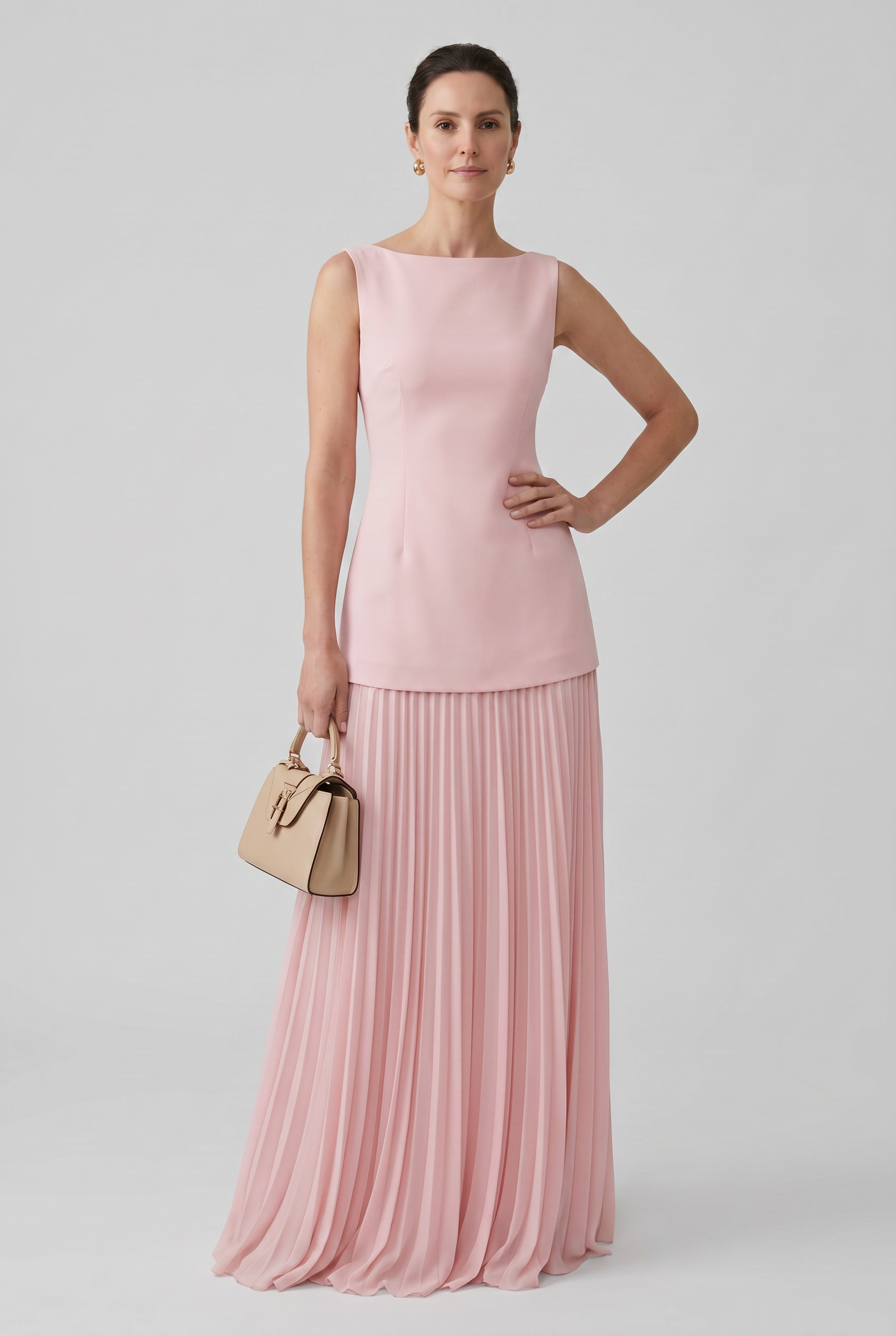 Women’s Wedding Guest Dress | Pleated Maxi - 7