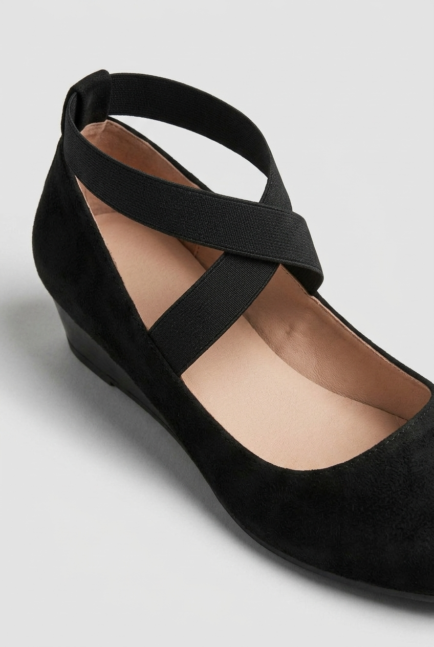 Women’s Wedge Heels | Cross-Strap Slip-On - 3