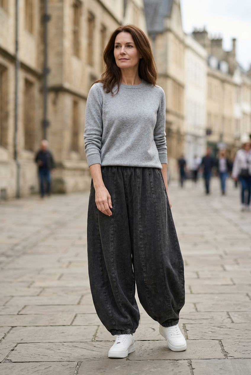 Women's Wide Leg Trousers | Relaxed Fit - 4