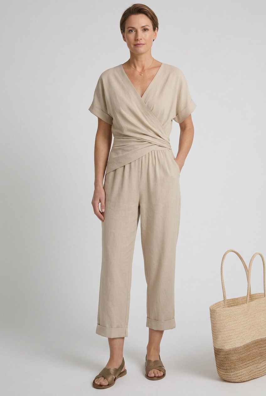 Women’s Wrap Summer Set | Casual - 5