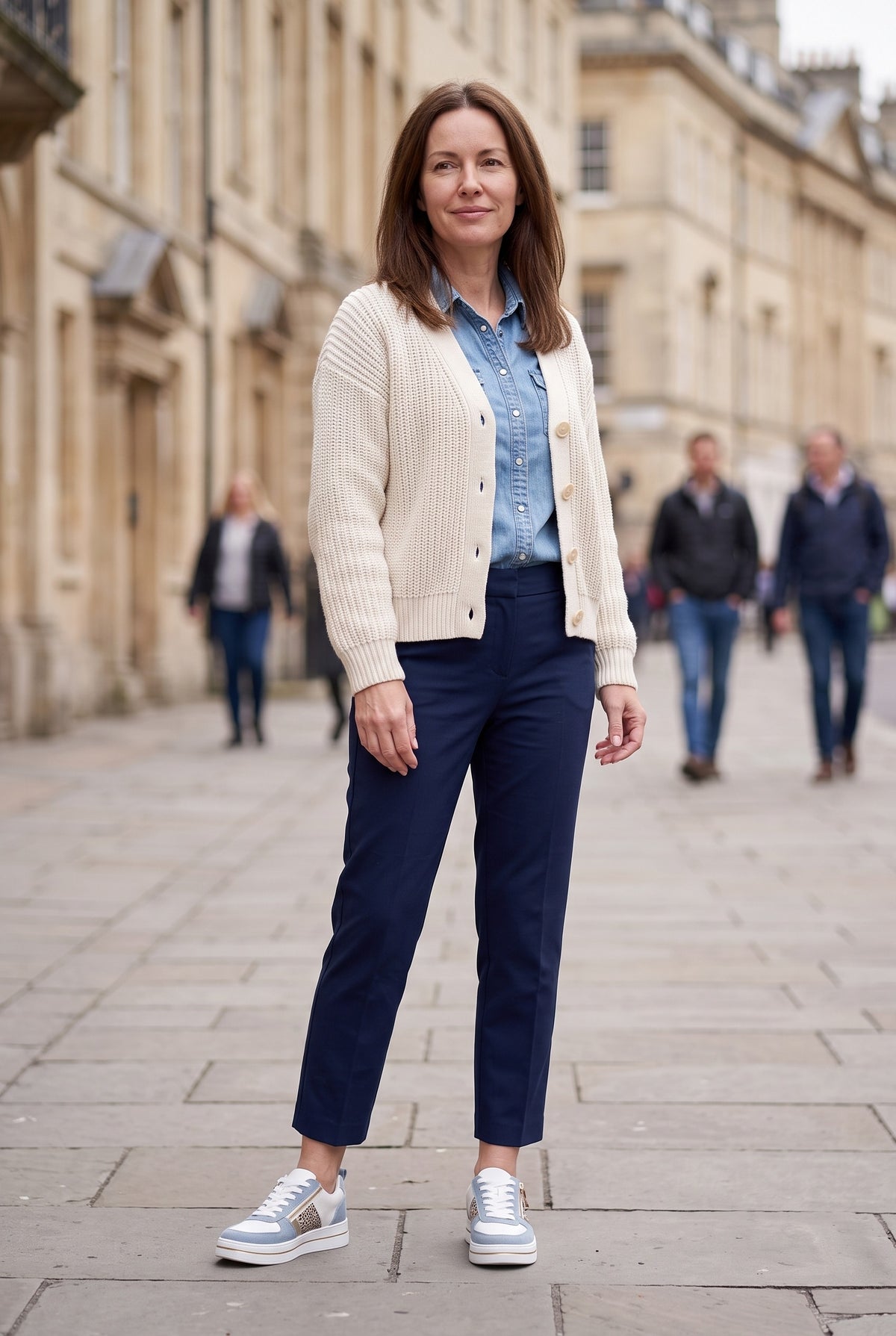 Women's Trainers | Denim Panel Side-Zip lifestyle