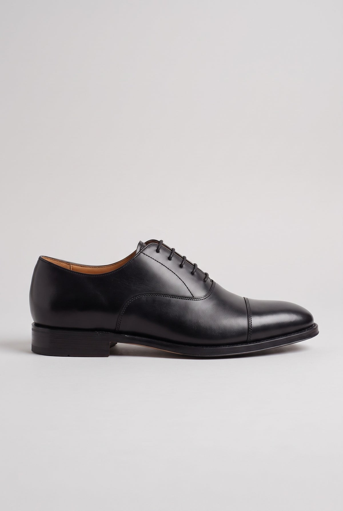 Men's Shoes | Leather-Look Lace-Up Derby - Black