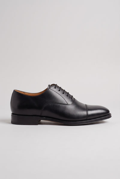 Men's Shoes | Leather-Look Lace-Up Derby - Black