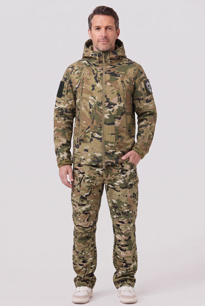 Men's Jacket | Tactical Softshell Utility Set - Camo
