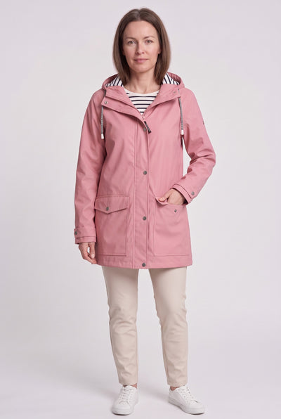 Women's Jacket | Hooded Waterproof Rain - Pink