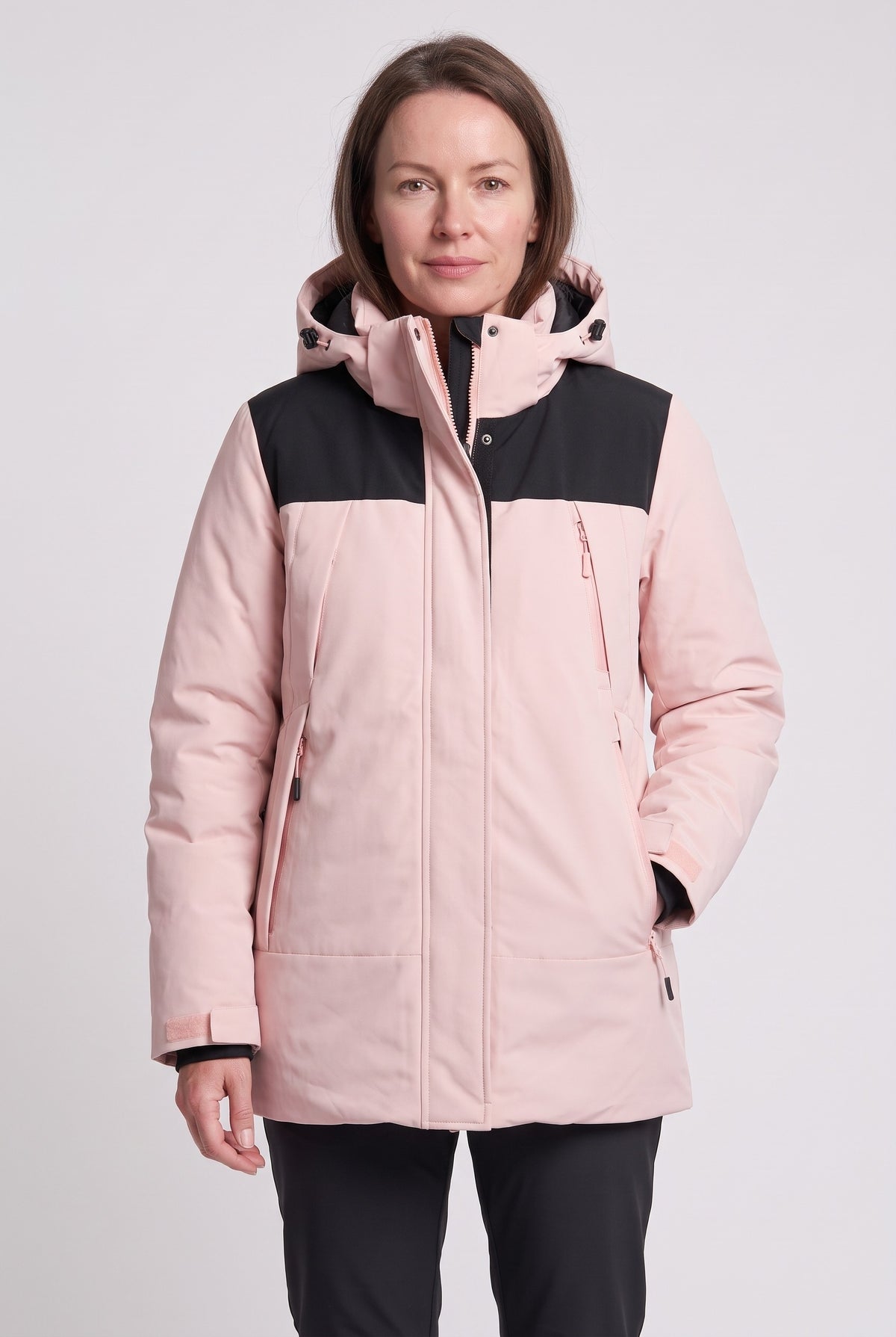 Women's Ski Jacket | Hooded Waterproof - Pink